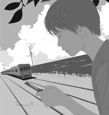 週刊文春小説挿絵