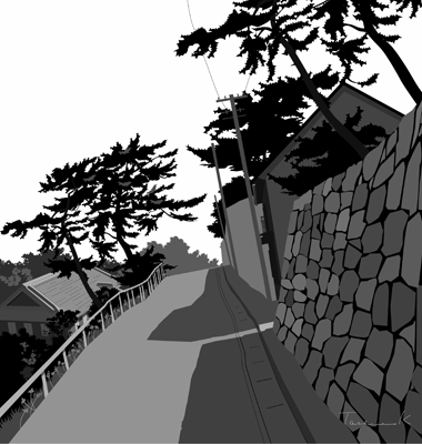 週刊文春小説挿絵