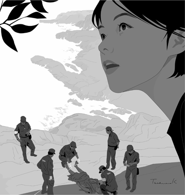 週刊文春小説挿絵