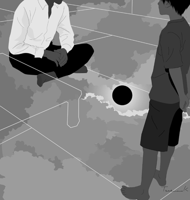 週刊文春小説挿絵