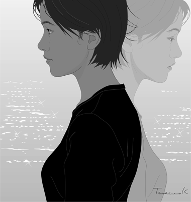 週刊文春小説挿絵