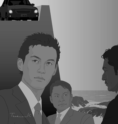 週刊文春小説挿絵