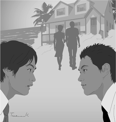 週刊文春小説挿絵