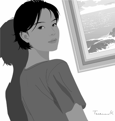 週刊文春小説挿絵