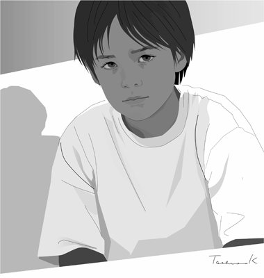 週刊文春小説挿絵