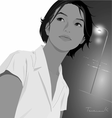 週刊文春小説挿絵