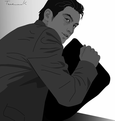 週刊文春小説挿絵