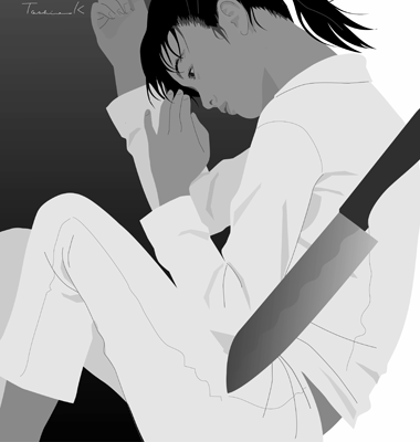 週刊文春小説挿絵