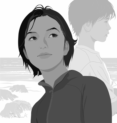 週刊文春小説挿絵